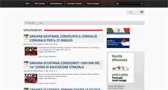 Desktop Screenshot of comune.gravina-di-catania.ct.it